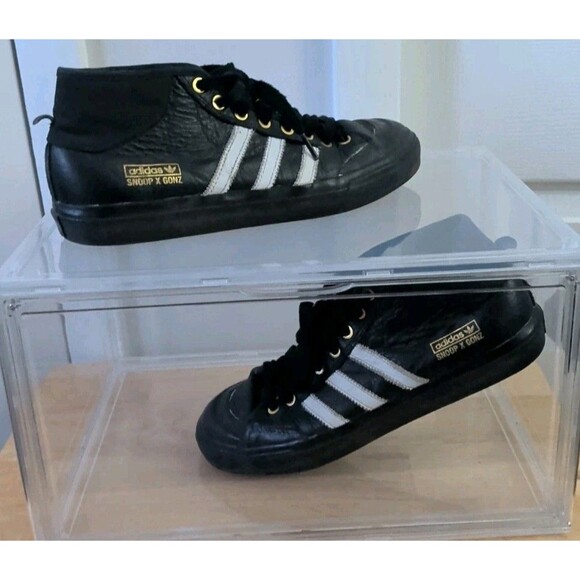 adidas Matchcourt Mid x Snoop x Gonz Black Size 9 Leather Mens main image 4